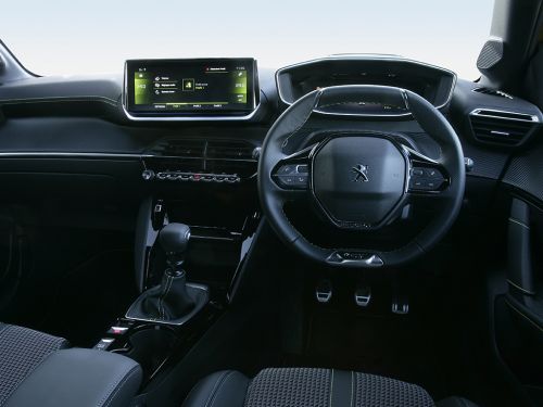 peugeot e-208 electric hatchback 2020 interior